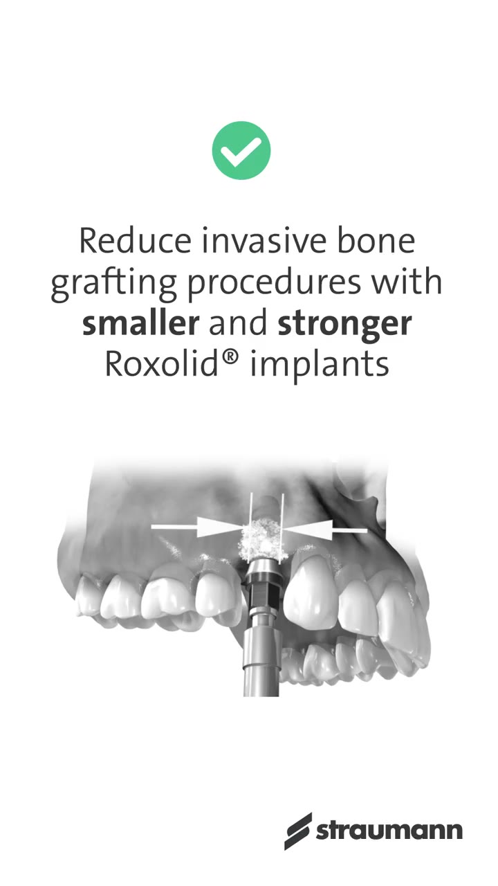 Roxolid reducing bone grafting procedures